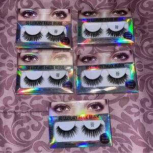 5 pack T&T Pastee Collection 5D Faux Mink Lashes